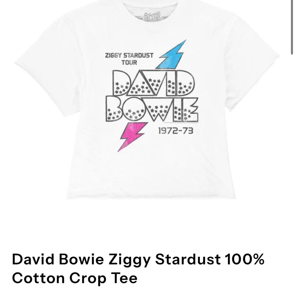 Original Retro Brand White Ziggy Stardust tee